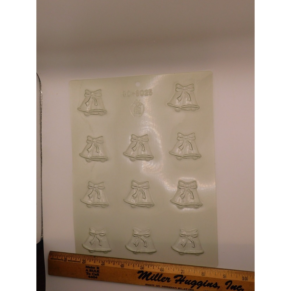 Vintage Plastic Candy Mold Bells CK 90 8025 Wedding Christmas